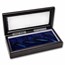 Glass Top Wood Presentation Box - 4 Coin Set (Gold Eagles)